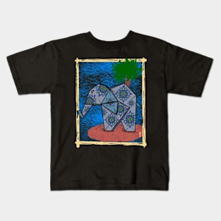 Origami elephant Kids T-Shirt